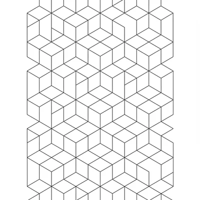 A zentangle composition inspired by the 'Ynix' tile, a repeating motif coloring page